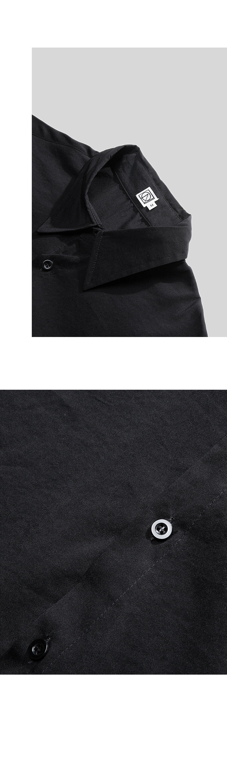 Square Neck Loose Shirt With Short Sleeves