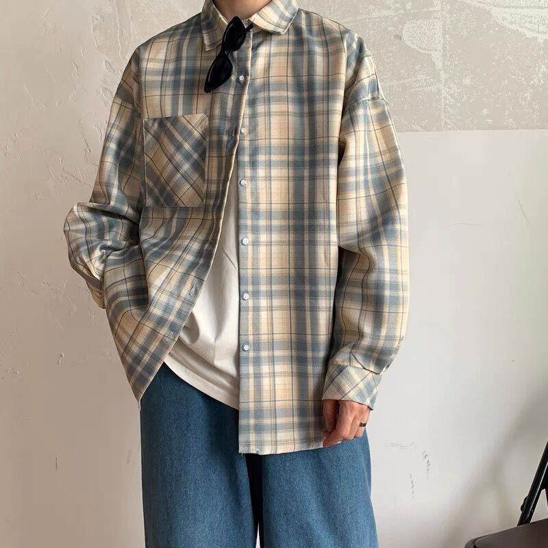 Long SleeveAutumn Plaid Shirt