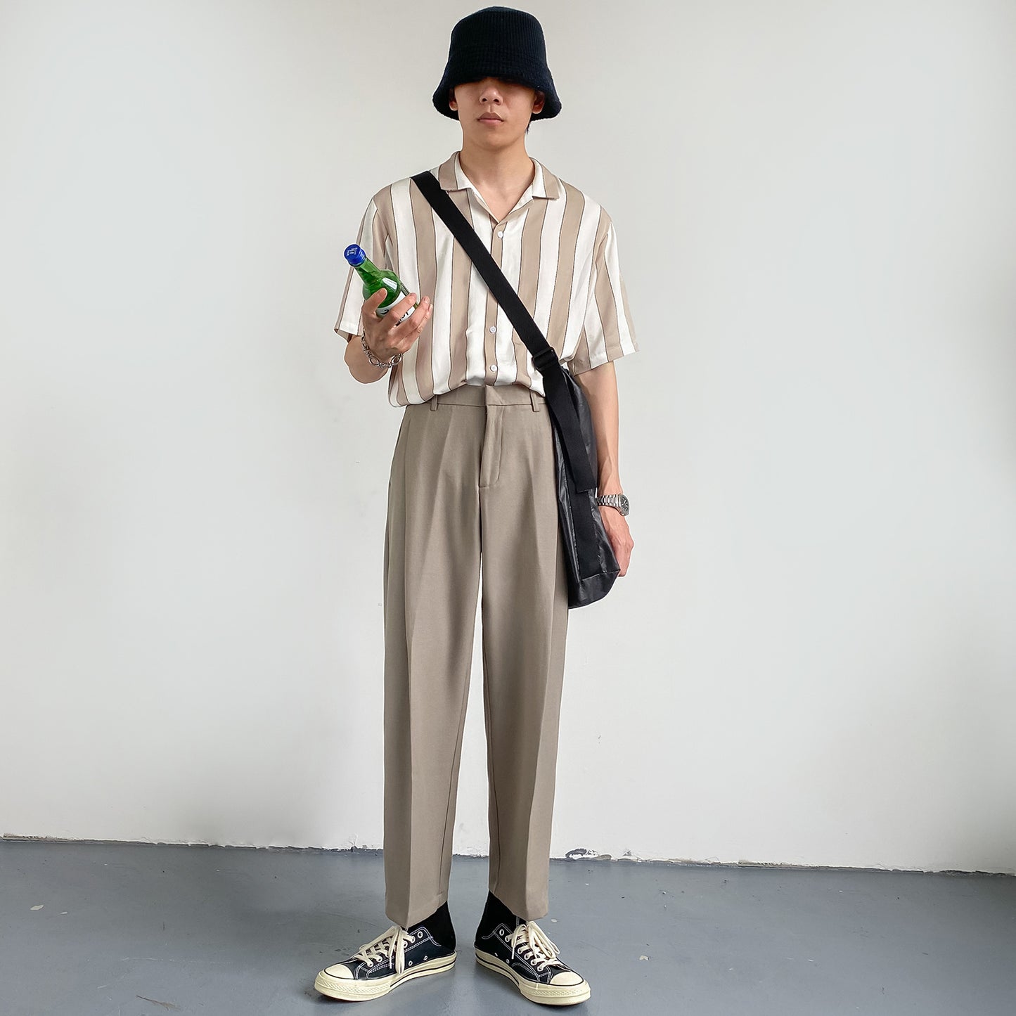 Summer Tencel Short-Sleeved Shirt