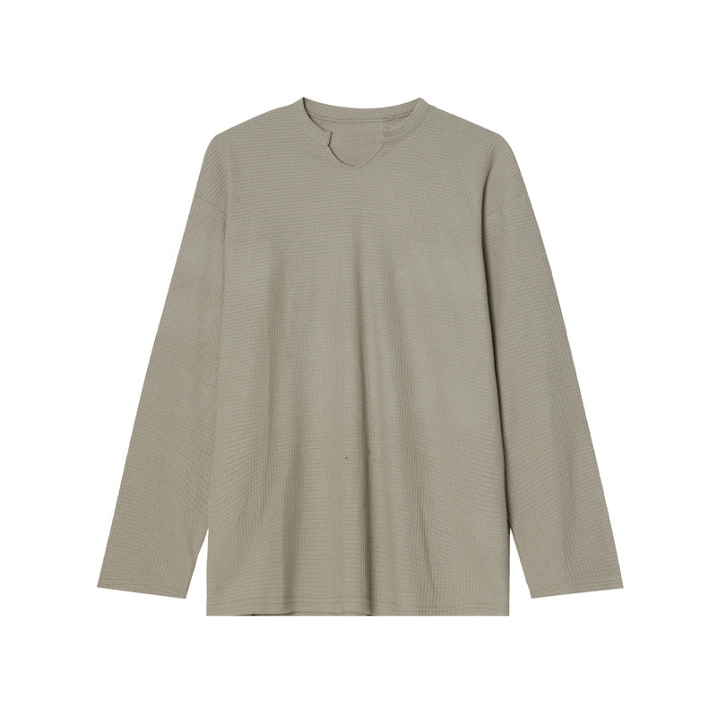 Solid Color T-Shirt Long Sleeves