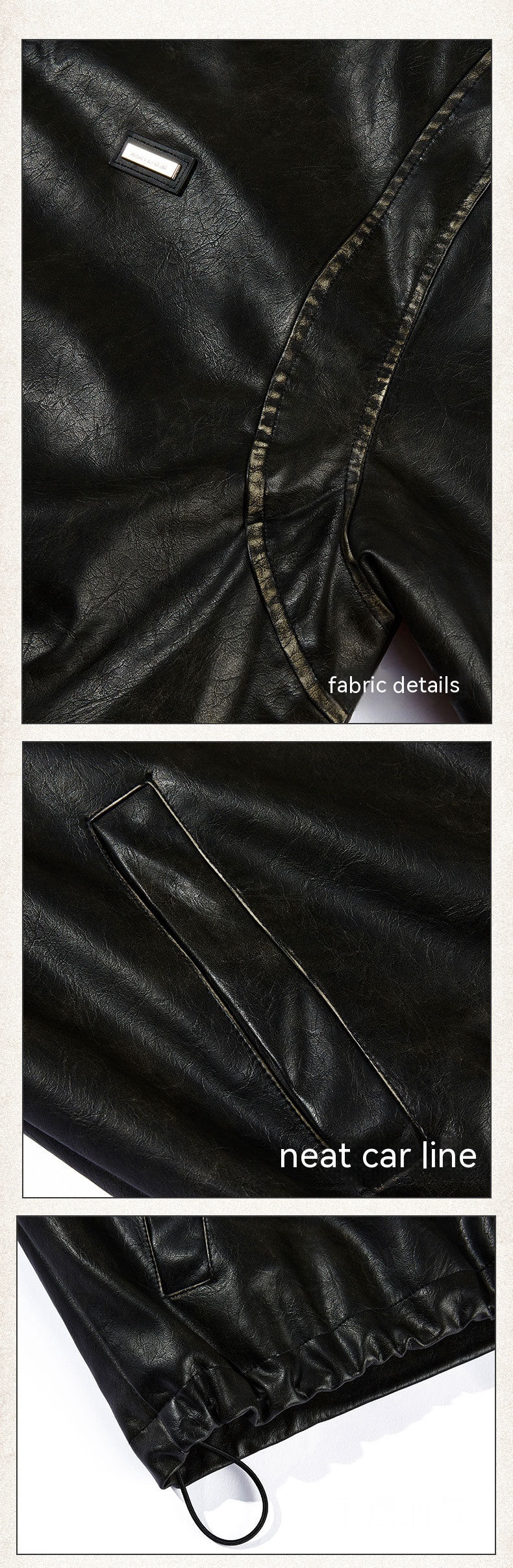 Winter Retro Men's Thickened Coat Leather Jacket (Unisex)