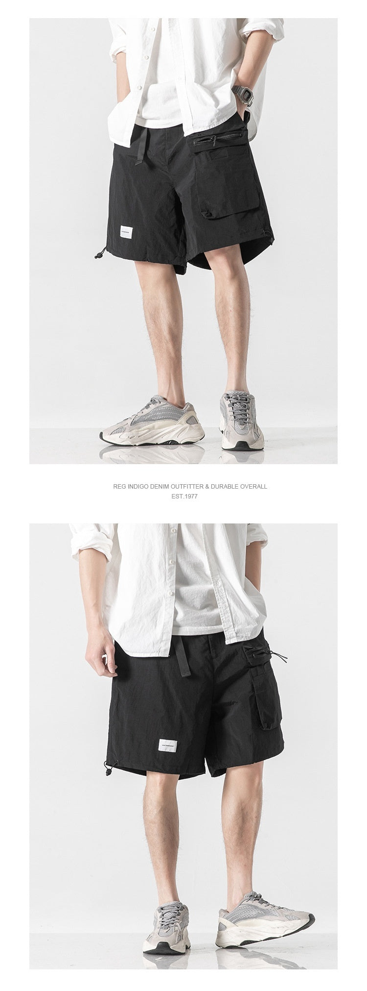 Summer  Workwear With Pocket Shorts