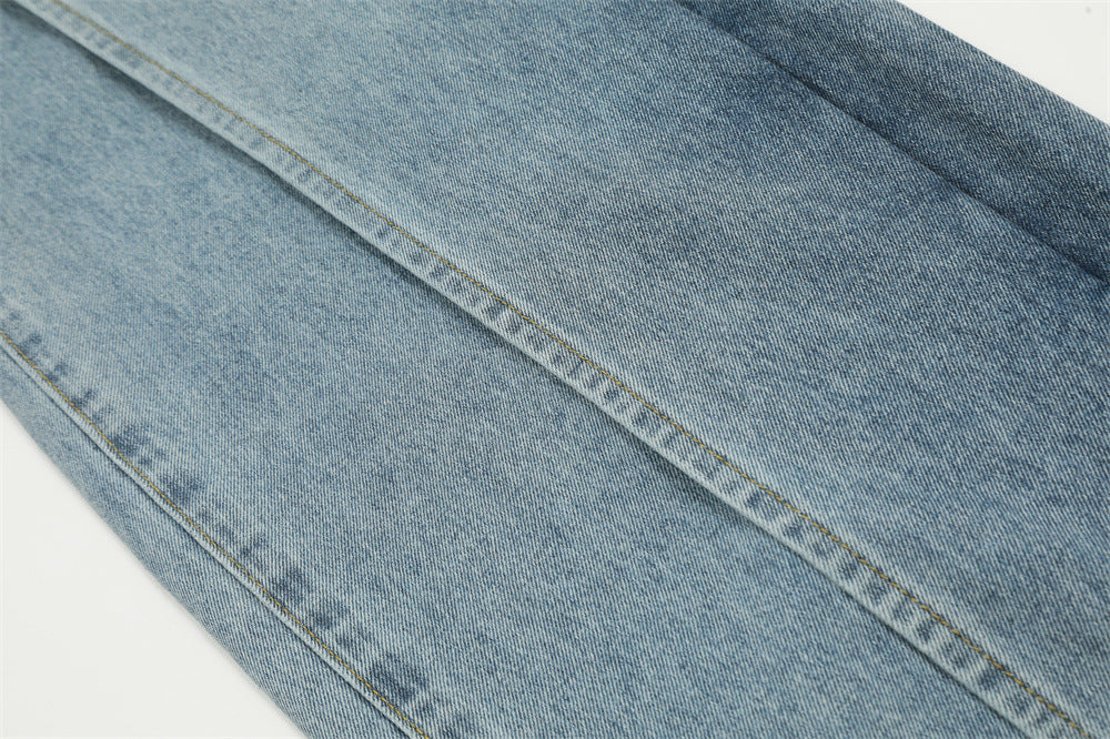 Wide Leg irregular Denim