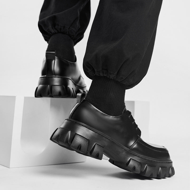 Casual Platform Chunky Leather Shoes