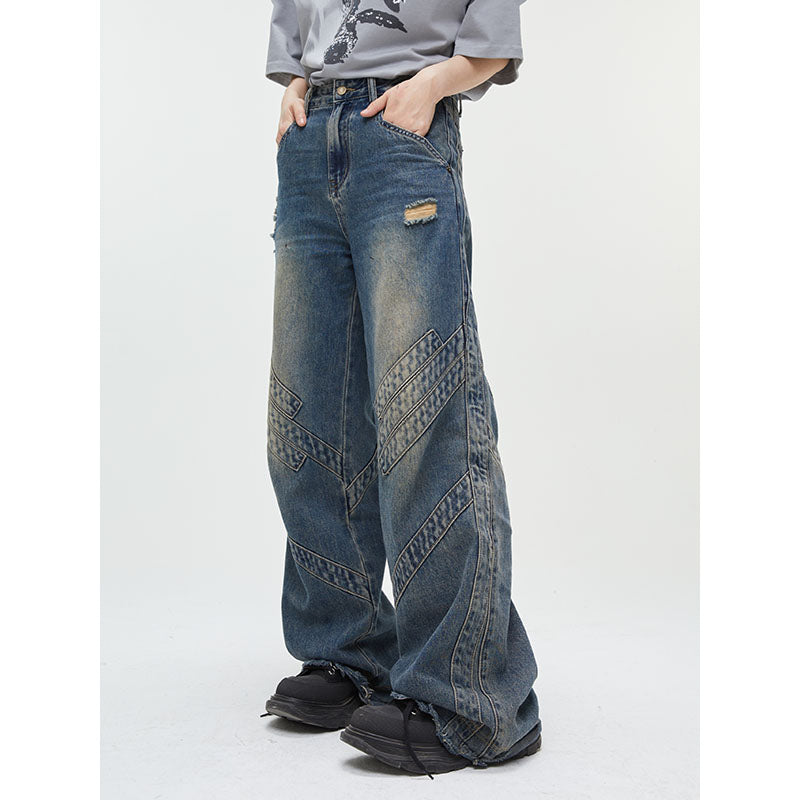 Street Layered Jeans
