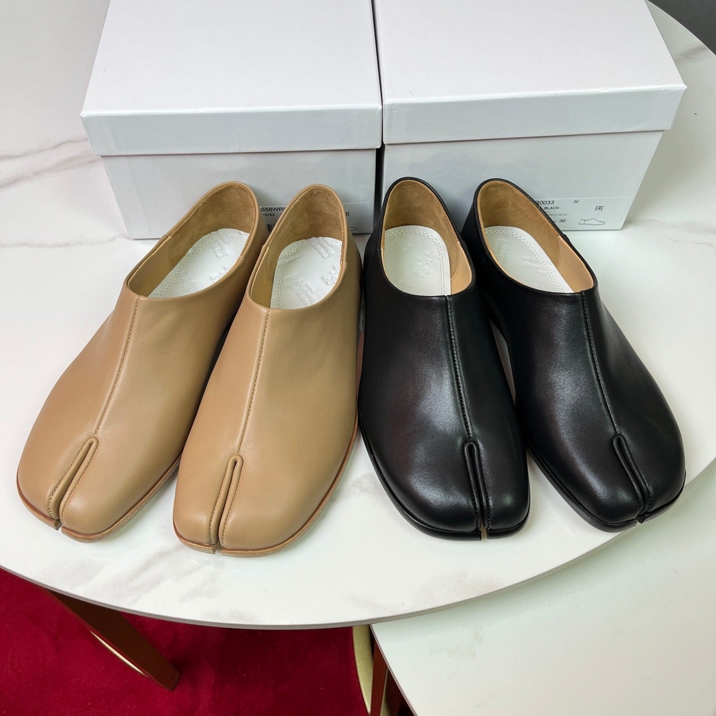 Genuine Leather Flat Sole Single Shoe