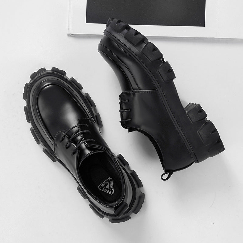 Casual Platform Chunky Leather Shoes