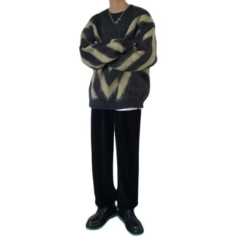 Loose And Lazy Lamb Wool Cotton Sweater