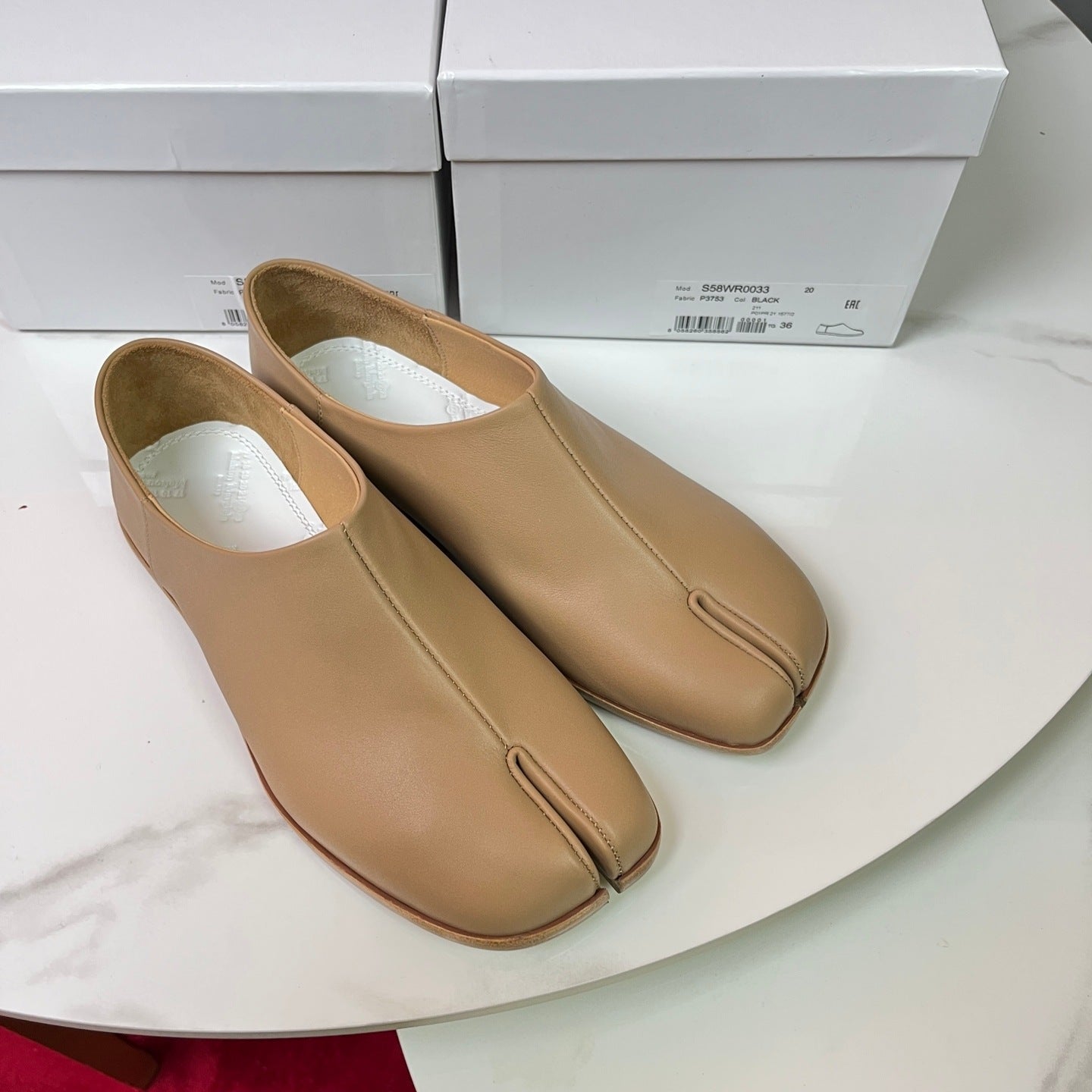 Genuine Leather Flat Sole Single Shoe