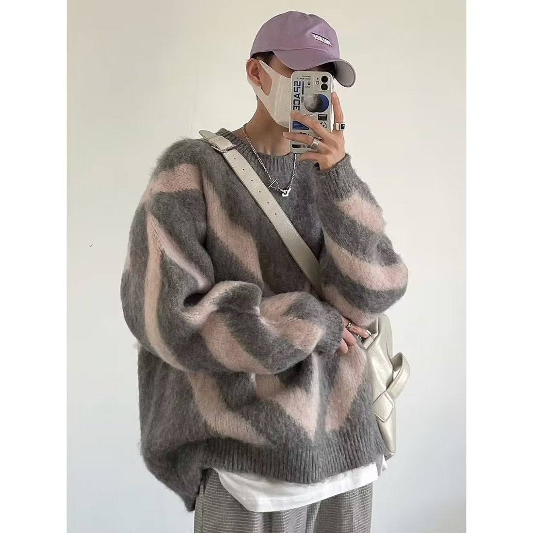 Loose And Lazy Lamb Wool Cotton Sweater