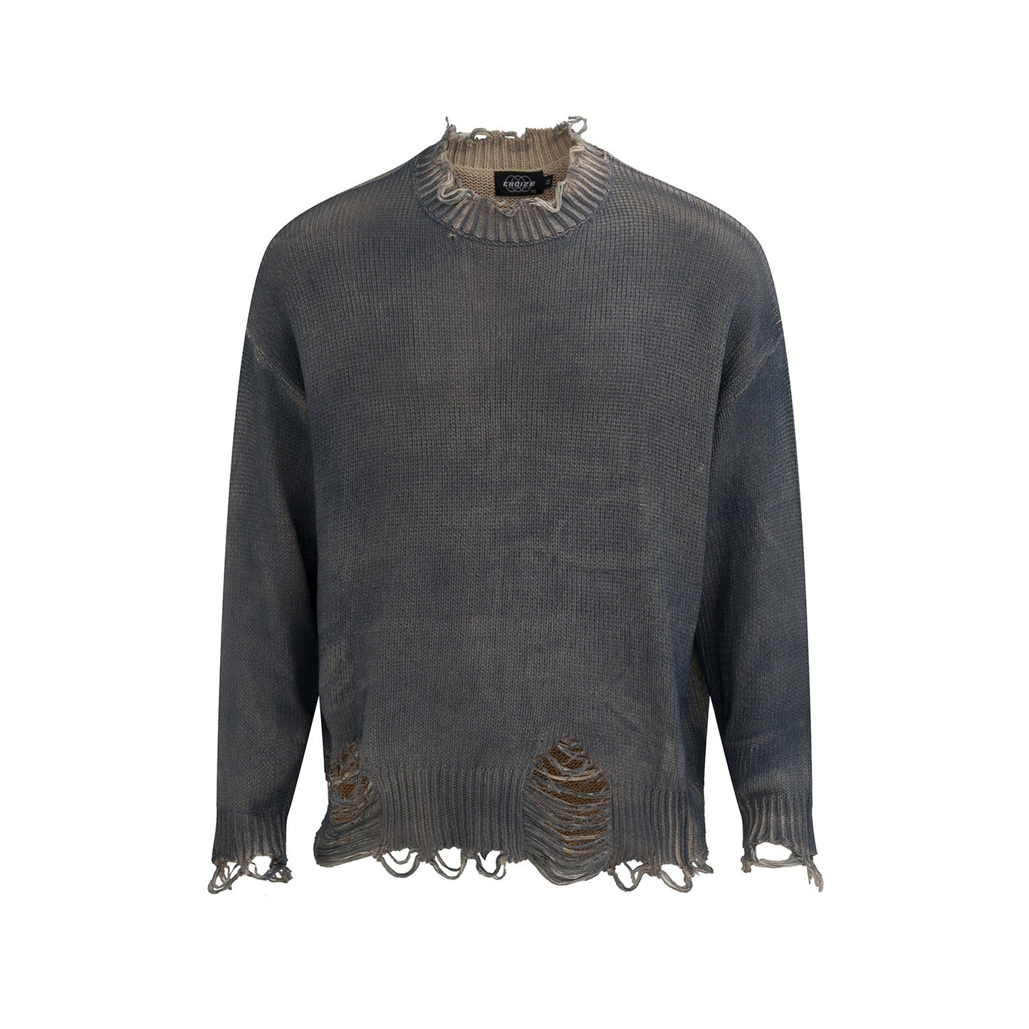 Old Cut Fake Two Pieces Loose Pullover