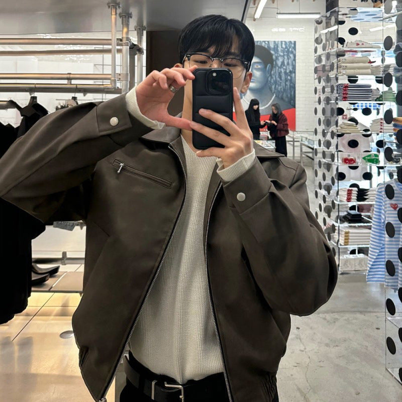 Lapel Motorcycle Niche Jacket