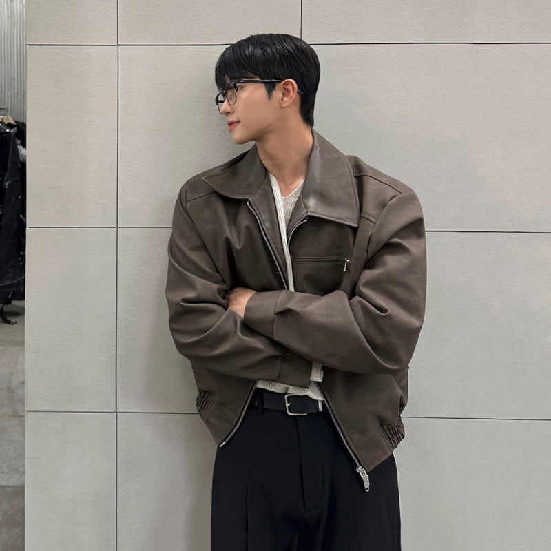 Lapel Motorcycle Niche Jacket