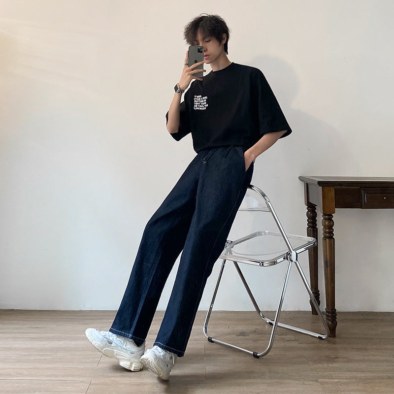 Wide Leg Jeans Loose And Casual