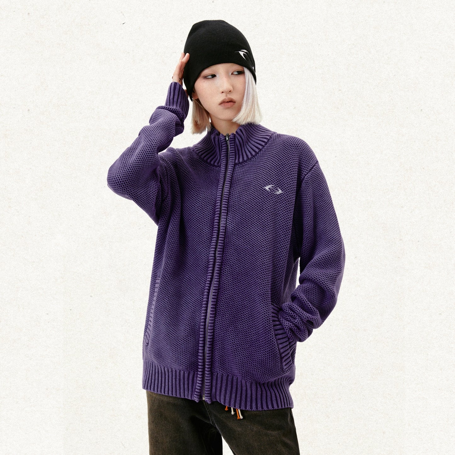 Wind Washed Old Zipper (Unisex)