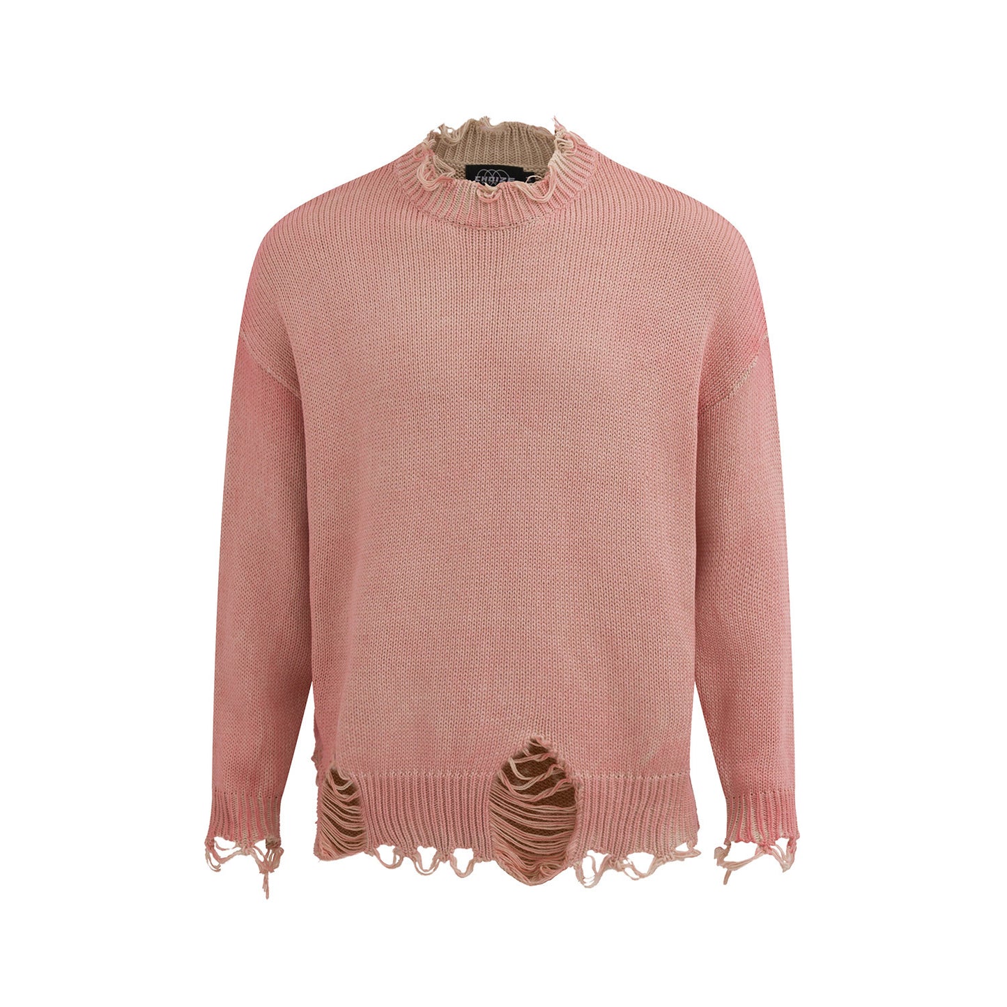 Old Cut Fake Two Pieces Loose Pullover