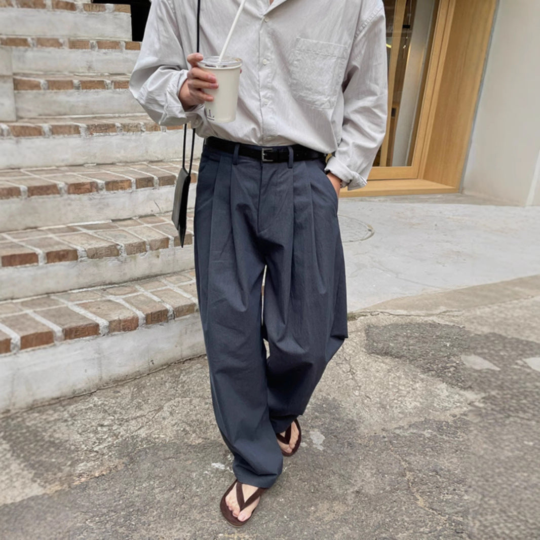 Wide-leg Suit Mopping Casual Pants