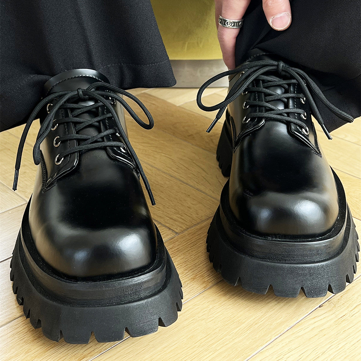 Casual Low-top Leather Shoes