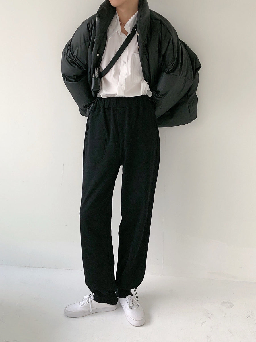 Stand Collar Cotton-Padded Coat