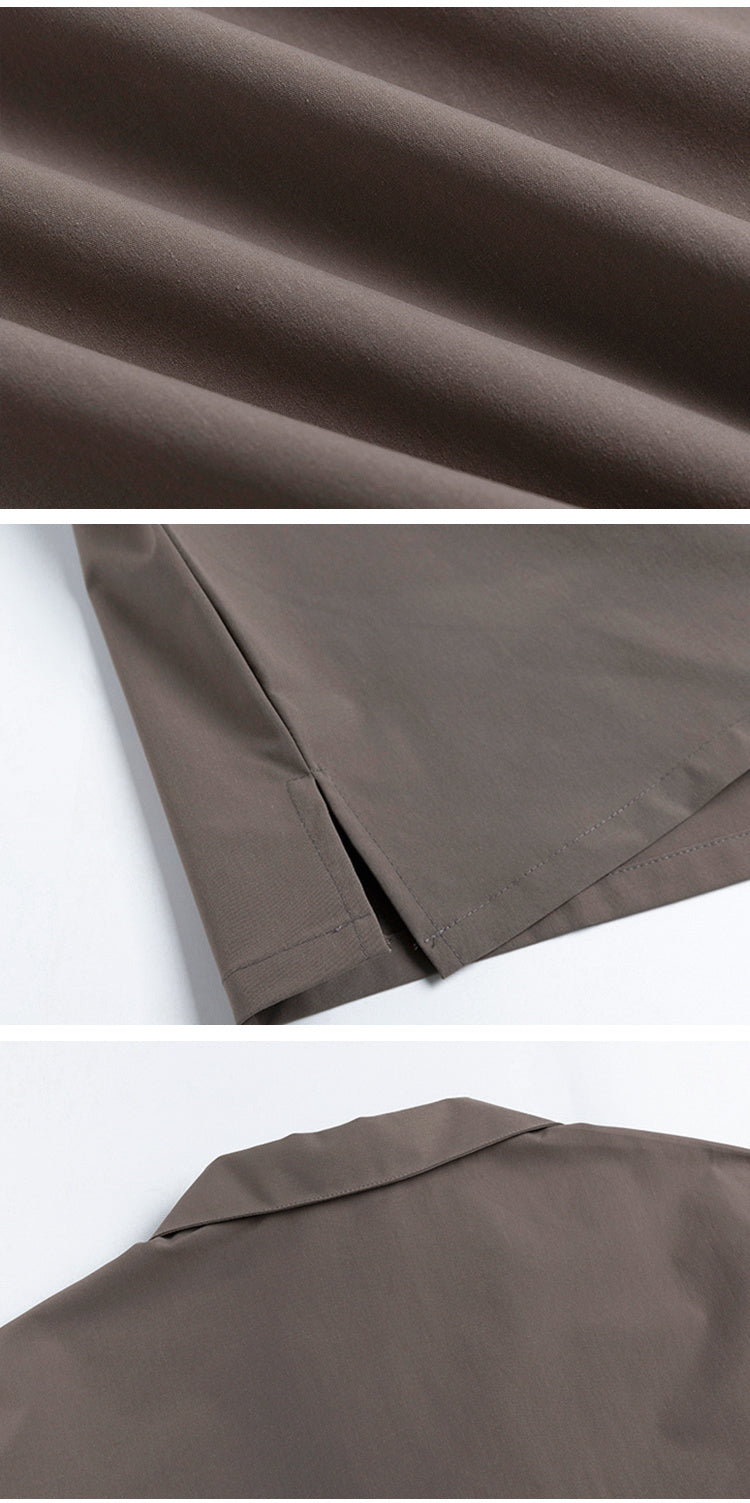 Men's Solid Short Sleeve Shirt