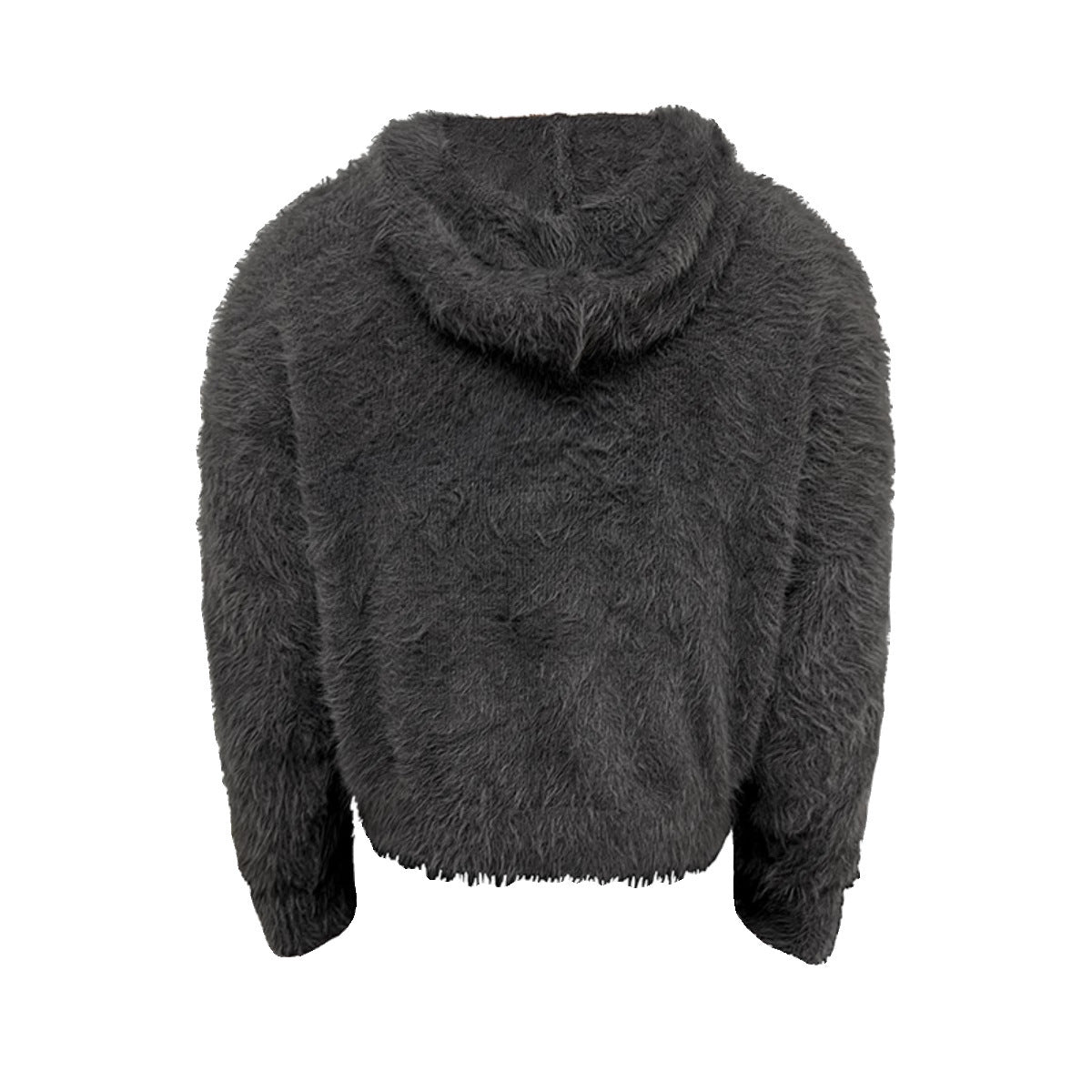 Plush Knitted Hoodie