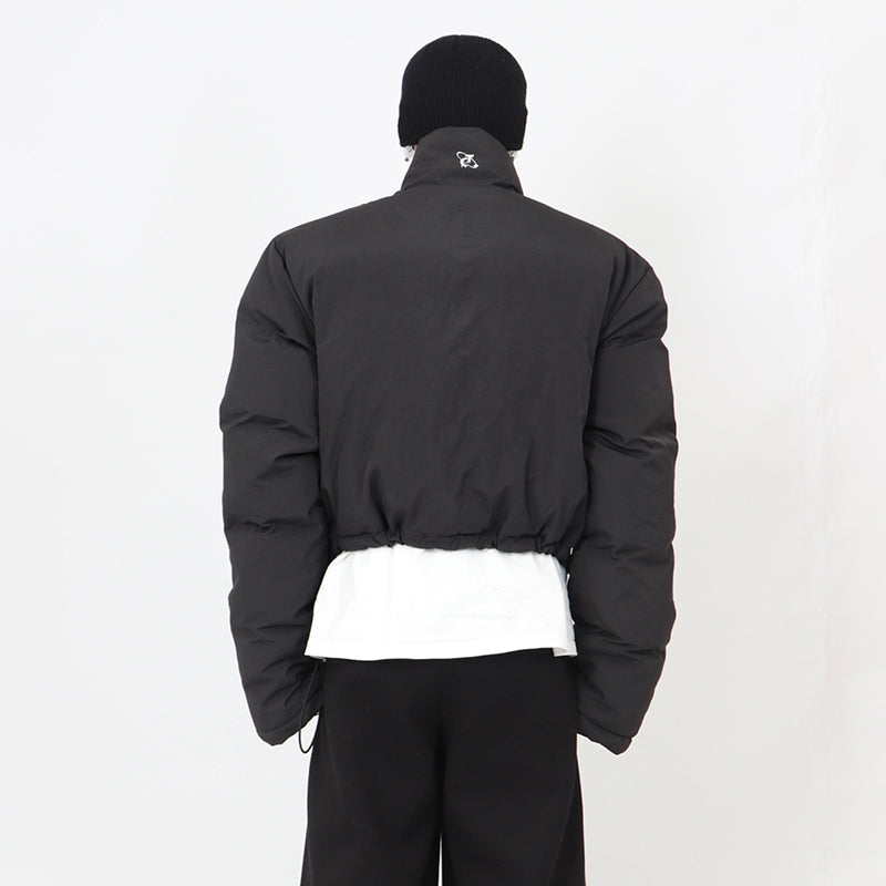 Stand-up Collar Short Waist Cotton Jacket