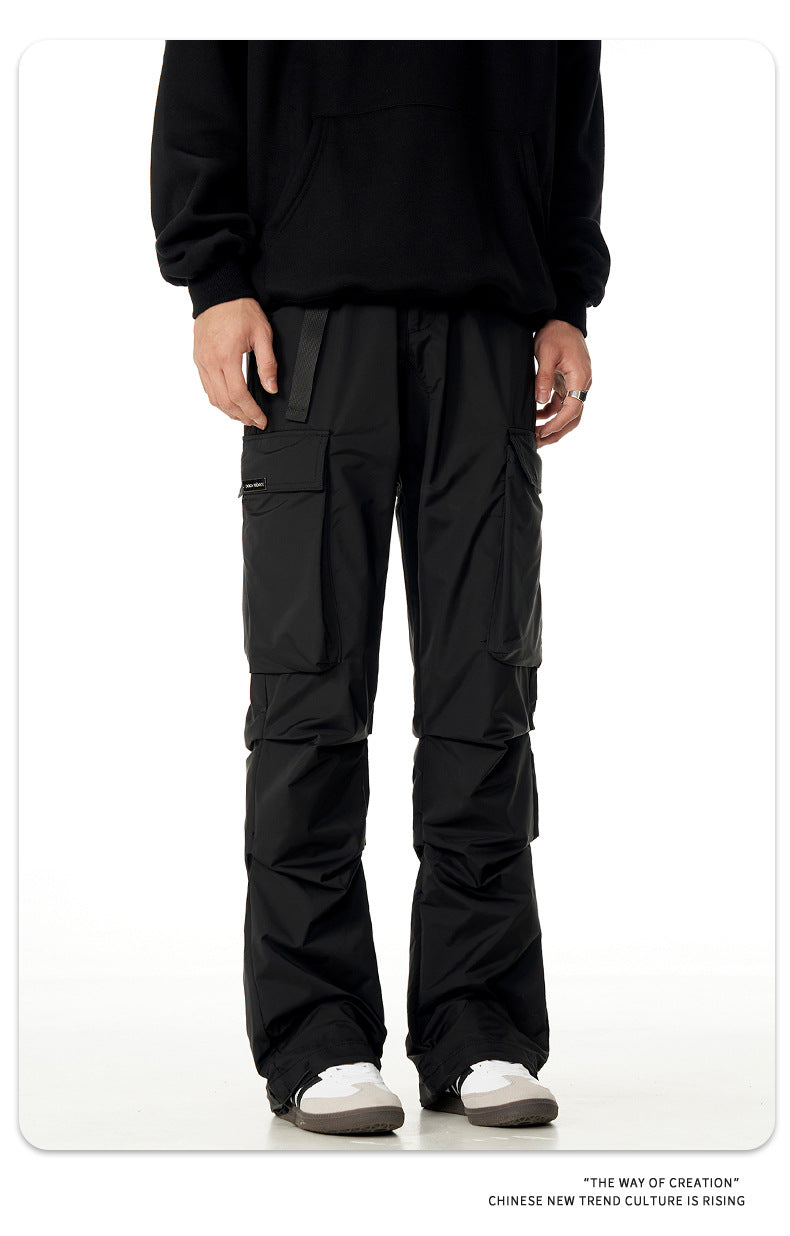 Retro Slim Fit Casual Cargo Pants