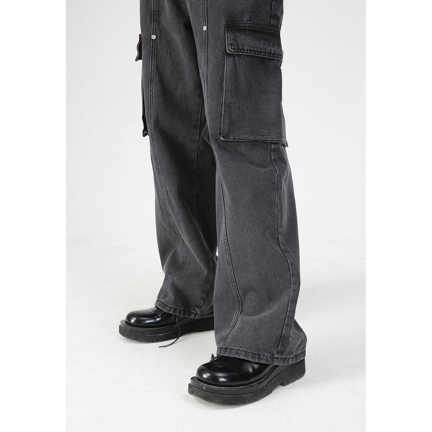 Work Clothes Loose Vintage Denim Trousers