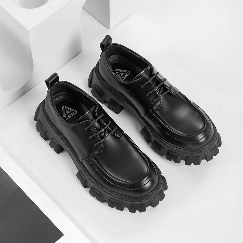 Casual Platform Chunky Leather Shoes