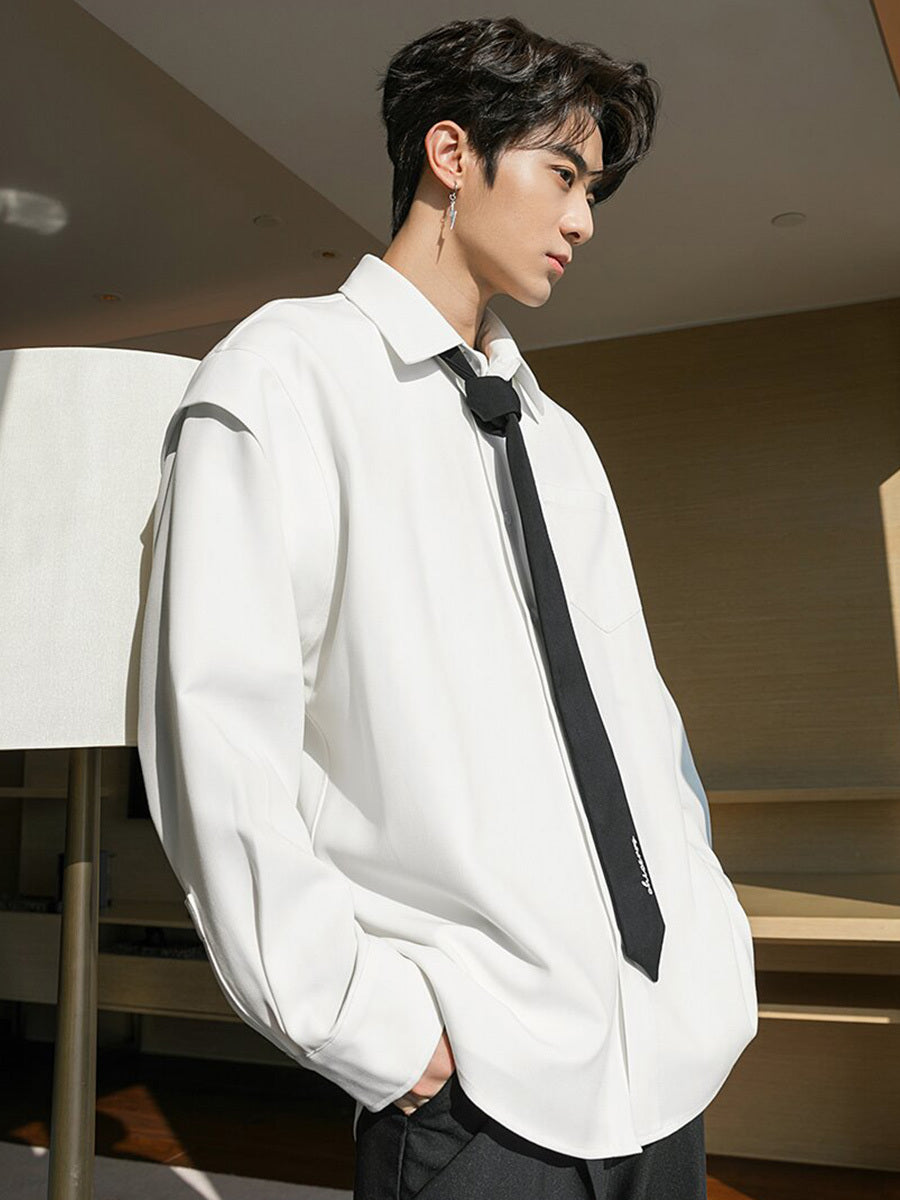 Men's Two-piece Tie Shirt