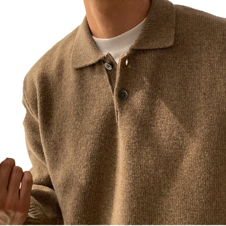 Solid Color Versatile Casual Sweater