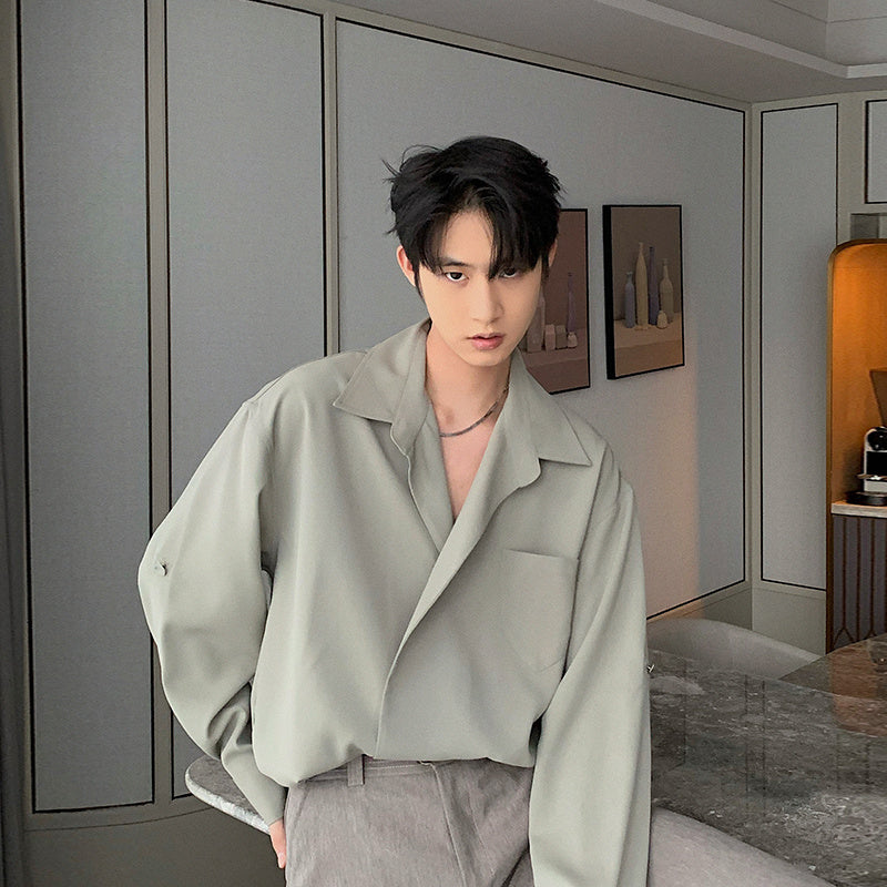 High-grade Shirt  Long-sleeved Casual Shirt
