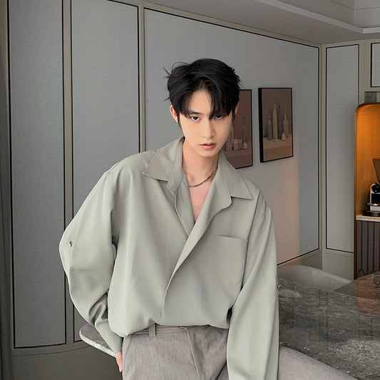 High-grade Shirt  Long-sleeved Casual Shirt
