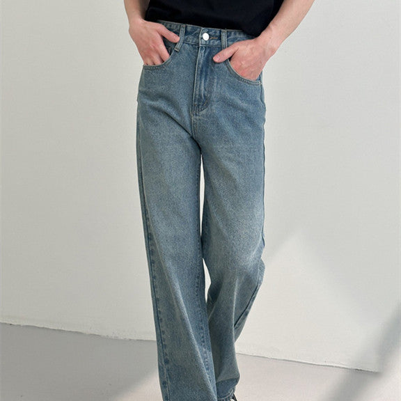 Loose And Versatile Straight Jeans