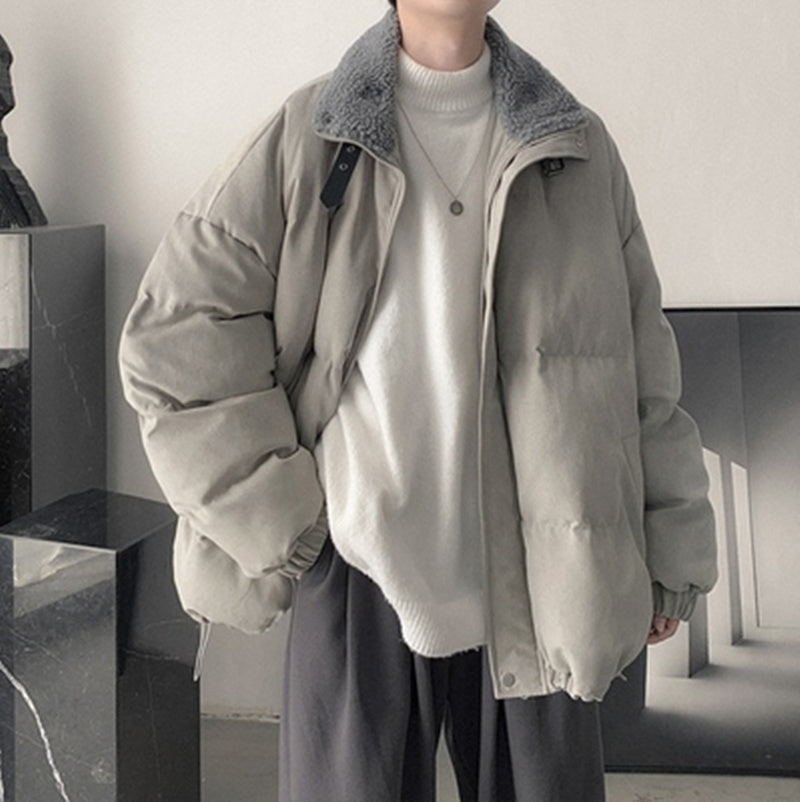 Trendy Handsome Padded Jacket Thick Padded