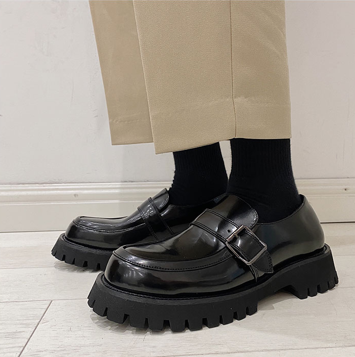 Buckle Leather Loafer