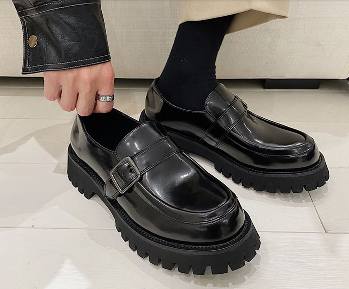 Buckle Leather Loafer