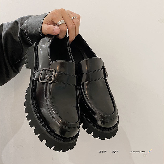 Buckle Leather Loafer