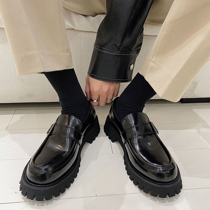 Buckle Leather Loafer