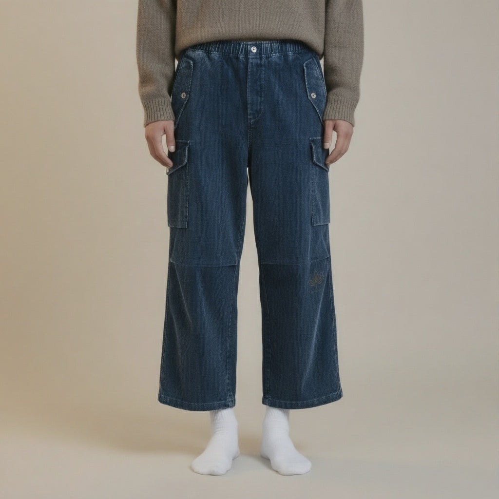 ウォッシュコーデュロイカーゴパンツ