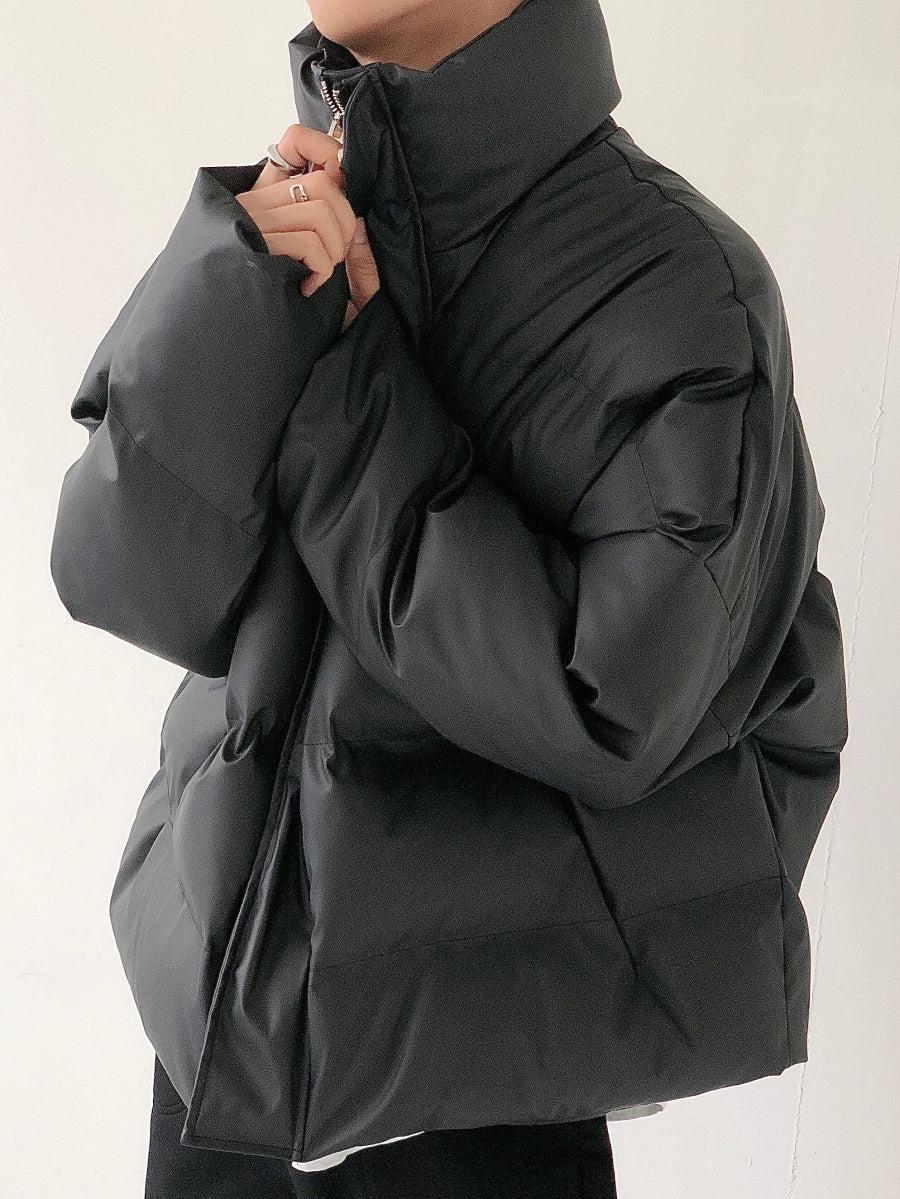 Stand Collar Cotton-Padded Coat