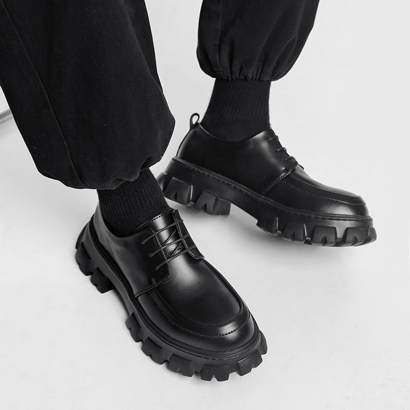 Casual Platform Chunky Leather Shoes