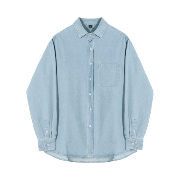 Workwear Long Sleeve Denim Shirt
