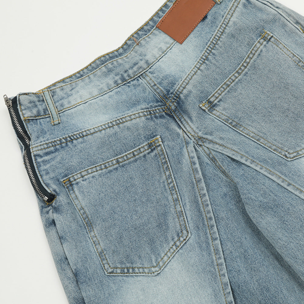 Wide Leg irregular Denim