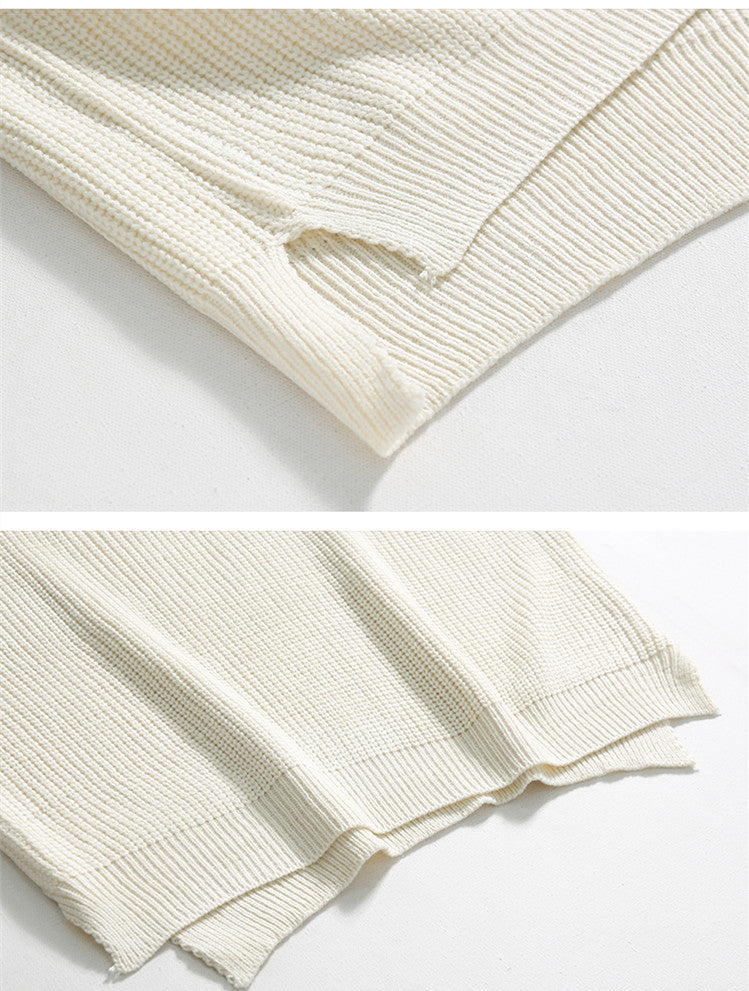 Lazy long-sleeved pullover sweater