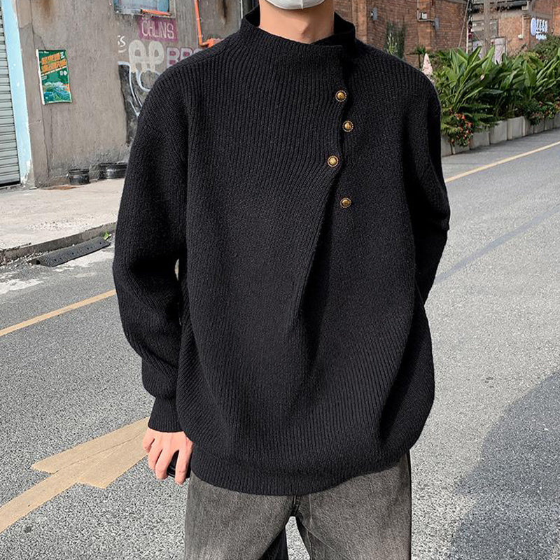 Idle Style Diagonal Sweater