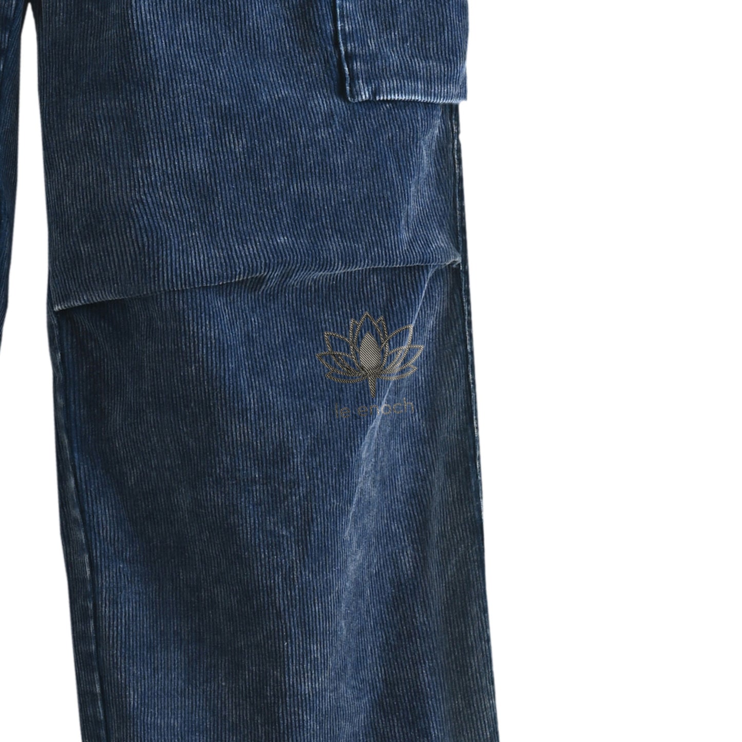 ウォッシュコーデュロイカーゴパンツ indigo image