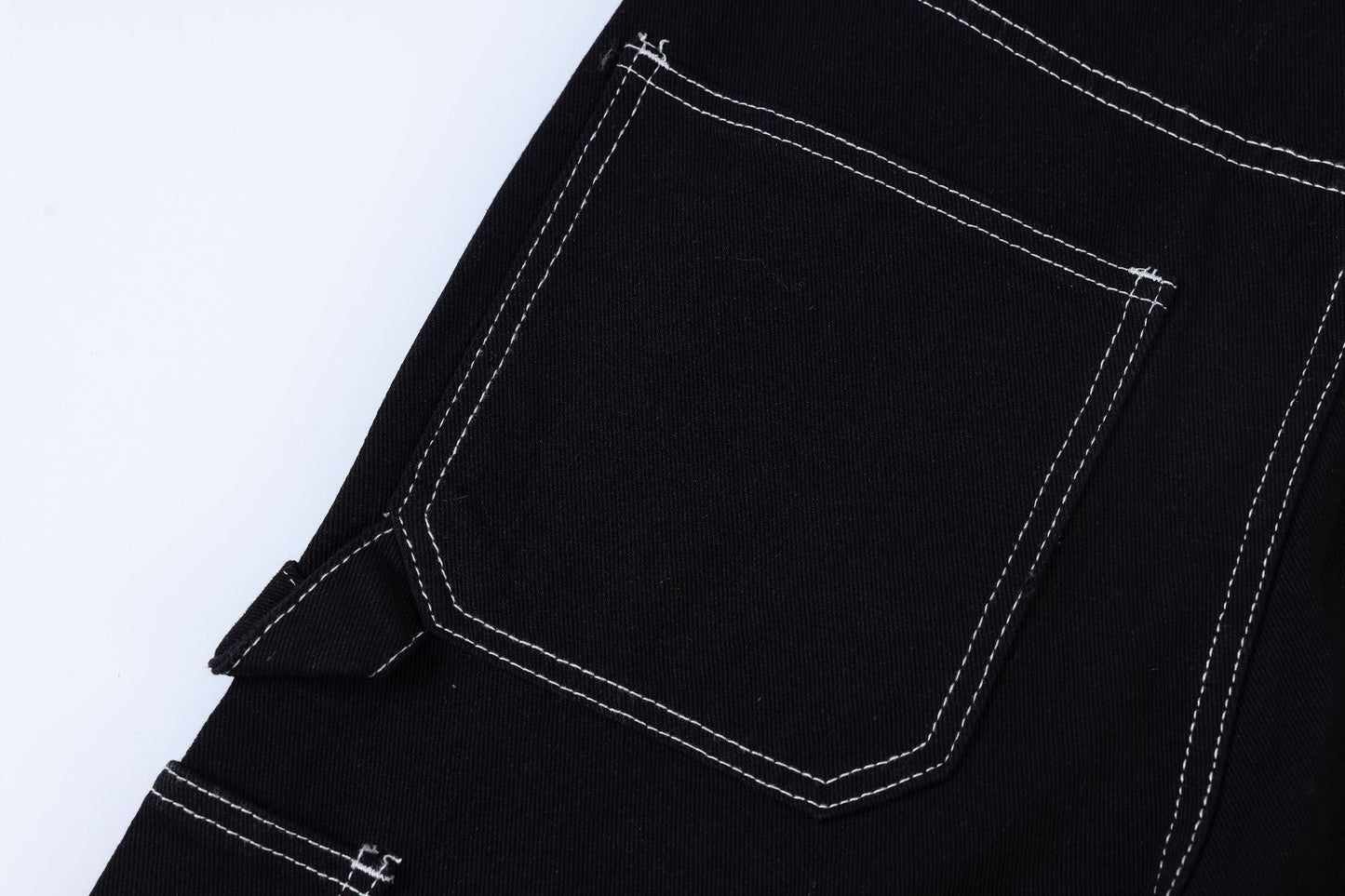 Street Washed And Worn Straight Jeans