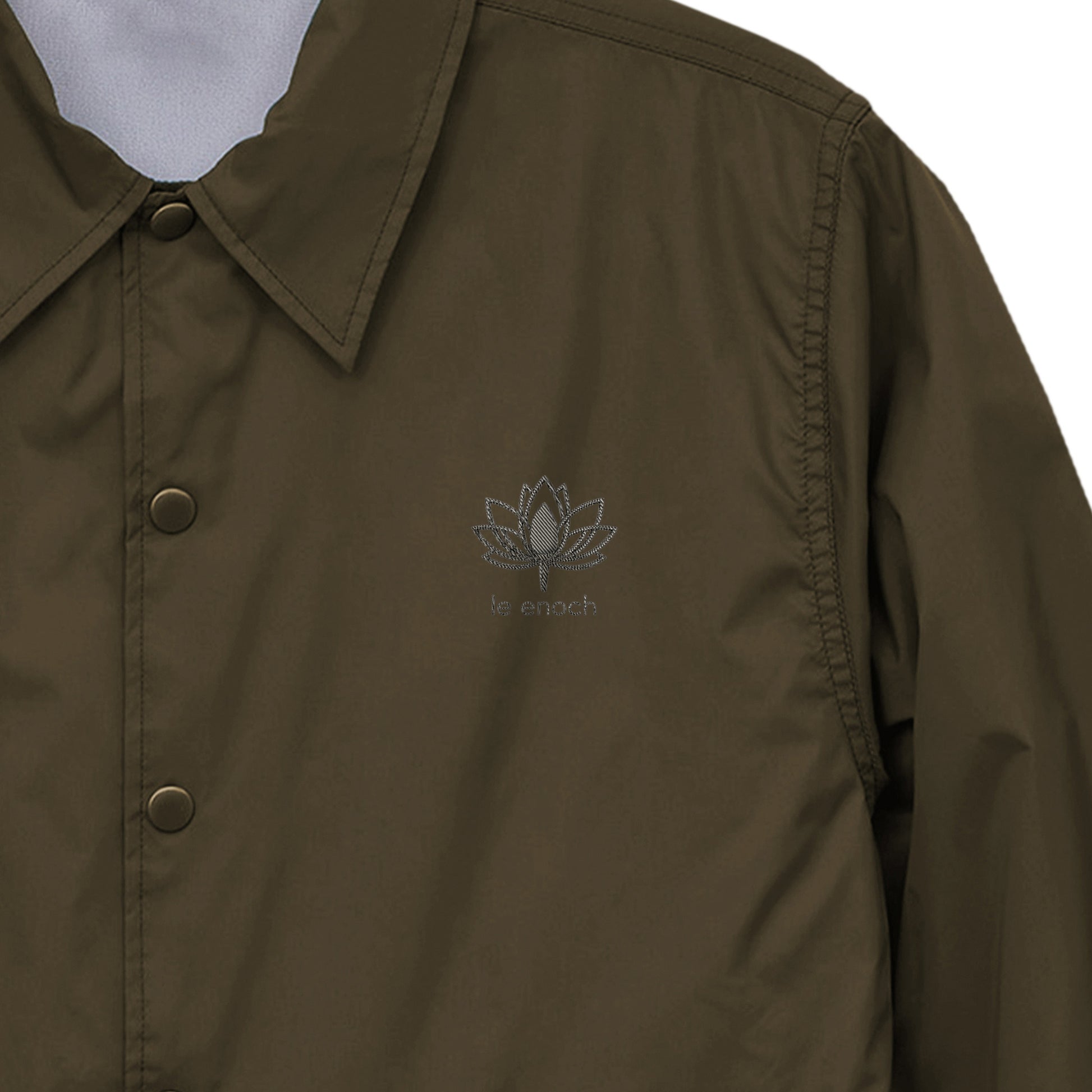 ナイロン コーチ ジャケット seal-brown image