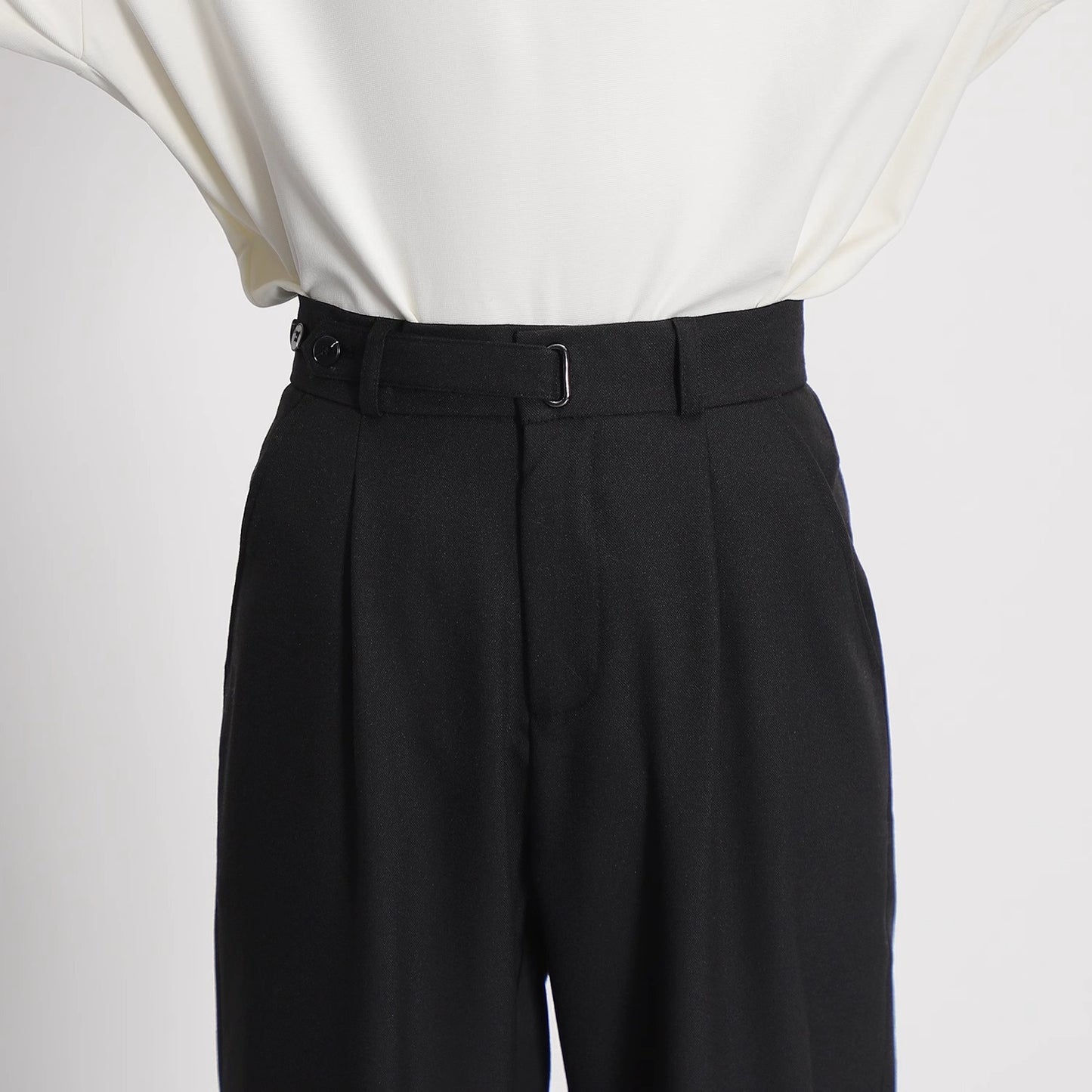 Advanced Drooping Straight Suit Pants